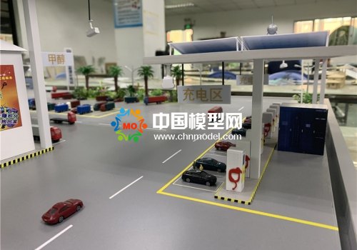 充氣站模型，充電站模型，能源站模型