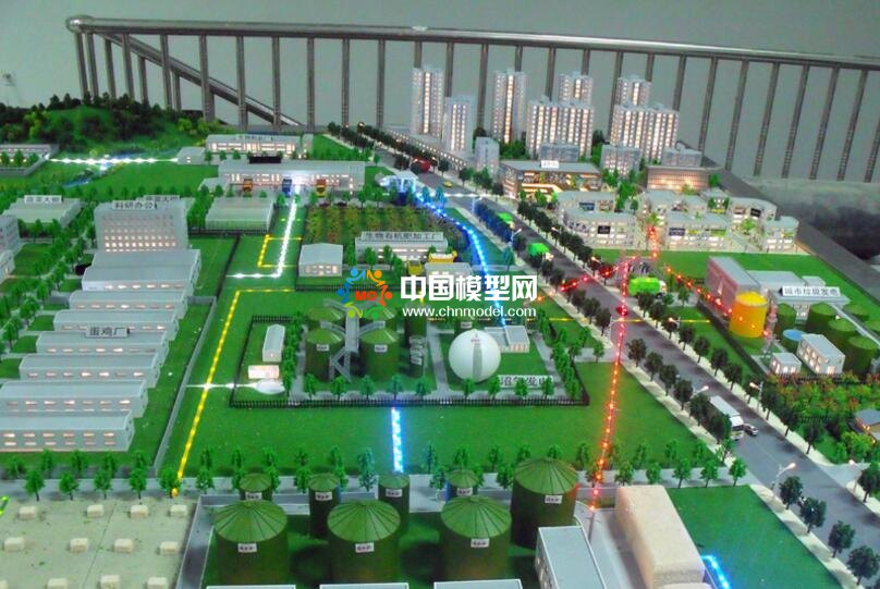 能源再生利用，城市垃圾發(fā)電沙盤模型