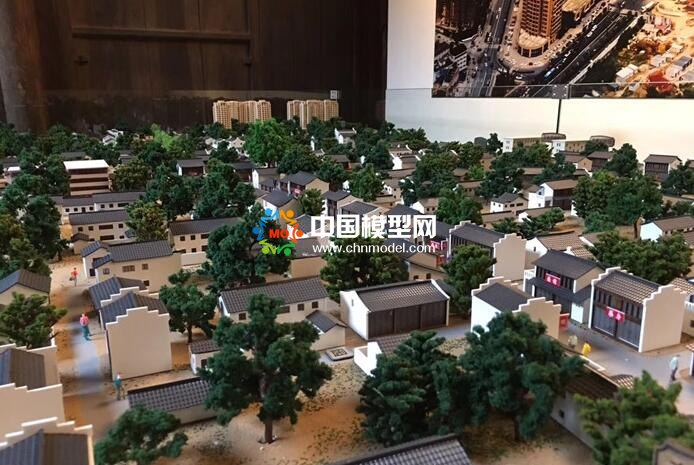 老街沙盤模型，復(fù)原模型