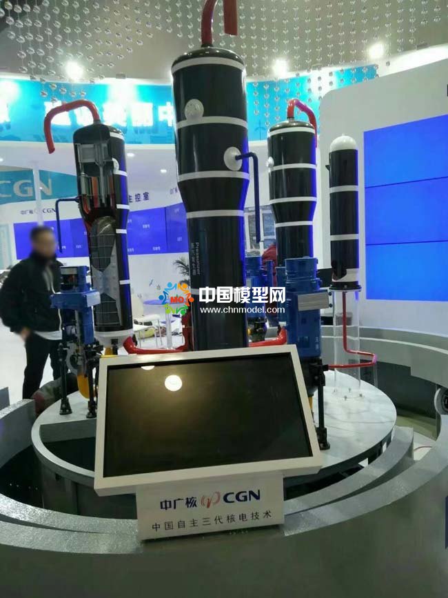 中國自主三代核電技術(shù)模型，突破核電裝備的自主化