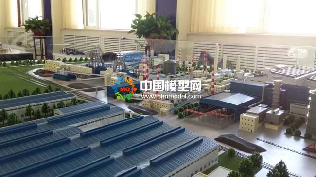 巨能特鋼廠區(qū)沙盤模型，新工藝新技術(shù)新材料新裝備實(shí)驗(yàn)基地