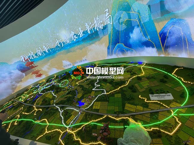 新型數(shù)字農(nóng)業(yè)規(guī)劃沙盤(pán)模型