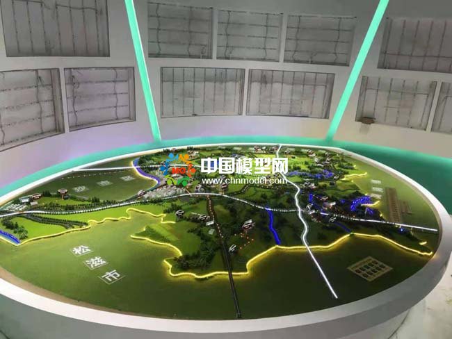 農村生活垃圾收集轉運系統(tǒng)沙盤模型