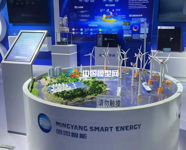智慧風(fēng)電場解決方案沙盤模型