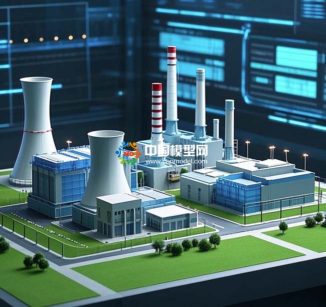 智慧電廠沙盤模型，點亮能源變革新視界