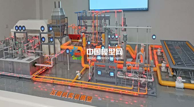 壓縮機實訓(xùn)模型沙盤模型,工業(yè)技能提升的智慧鑰匙